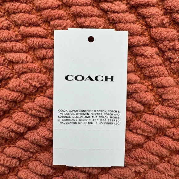 Coach Cream Leather Wristlet/Zip Pouch - New with Tag - Picture 9 of 11